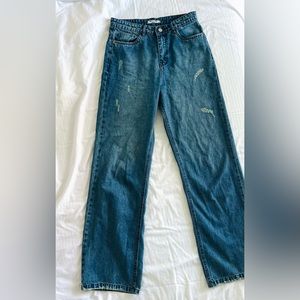 Wide leg jeans